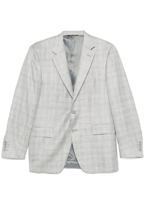 Canali checked blazer - Grey