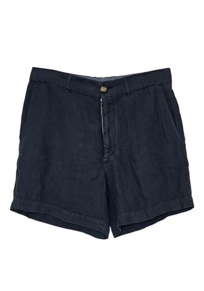Brunello Cucinelli button zip shorts - Blue