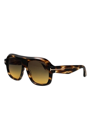 TOM FORD Eyewear round-frame sunglasses - Brown