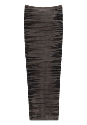 Alexander Wang animal-print maxi skirt - Black