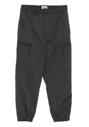 izzue logo-print trousers - Grey
