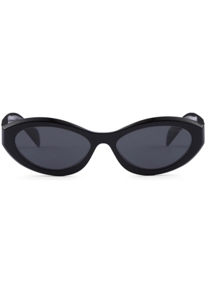 Prada Eyewear Symbole oval-frame sunglasses - Black