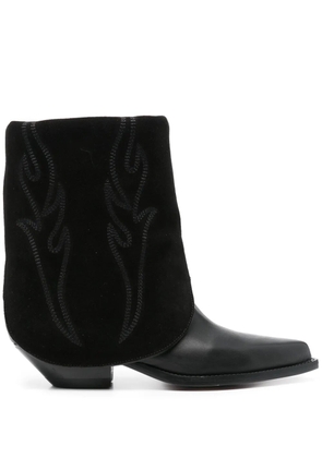 Sonora 40mm Rancho Reverse boots - Black