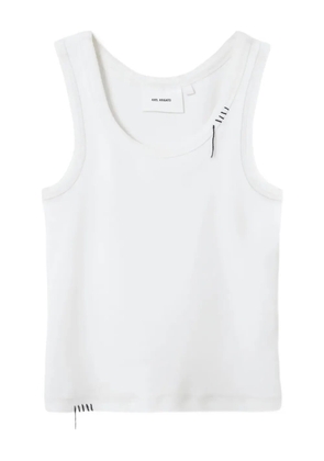Axel Arigato Traced ribbed sleeveless tank top - White