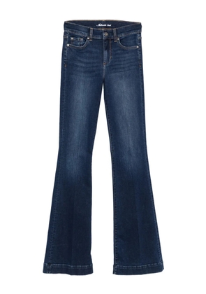 LIU JO whiskering-effect jeans - Blue