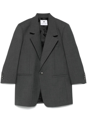Marine Serre tailored blazer - Grey