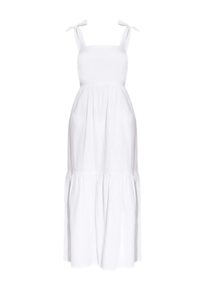 Melissa Odabash poplin midi dress - White