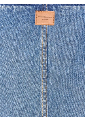 Alexander Wang A-line denim maxi skirt - Blue