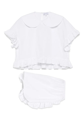 Ioana Ciolacu Dhalia shorts set - White