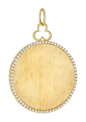 DEVON WOODHILL diamond circle pendent - Gold