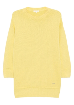 To b. by agnès b. logo knitted dress - Yellow