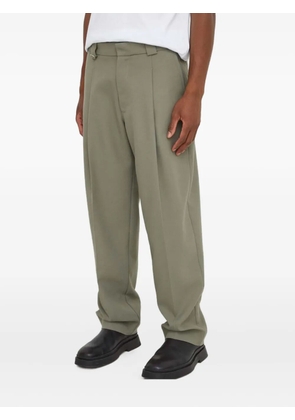 Won Hundred pleated-design trousers - Green