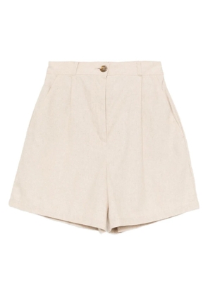 To b. by agnès b. canvas shorts - Neutrals