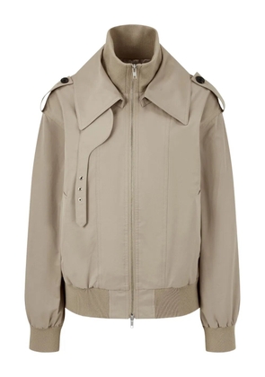 TOMBOY zip-front utility jacket - Neutrals