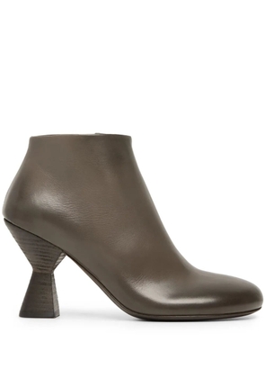 Marsèll Zampetta sculpted-heel leather ankle boots - Brown