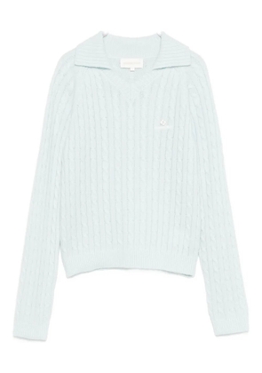 SHUSHU/TONG cable-knit top - Blue