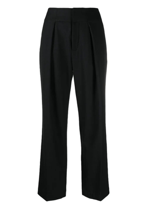 AERON fine-knit tailored trousers - Black