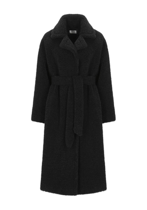 Betta Corradi peak-lapel belted coat - Black