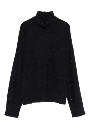 Fabiana Filippi roll-neck sweater - Blue