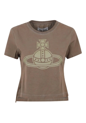 Vivienne Westwood Orb T-shirt - Brown