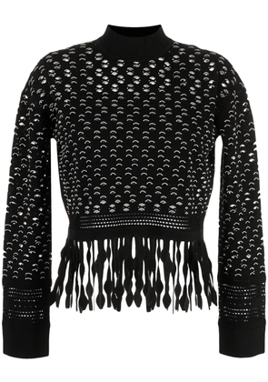 Simkhai Roman fringed jumper - Black