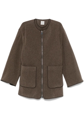 TOTEME zip-up jacket - Brown