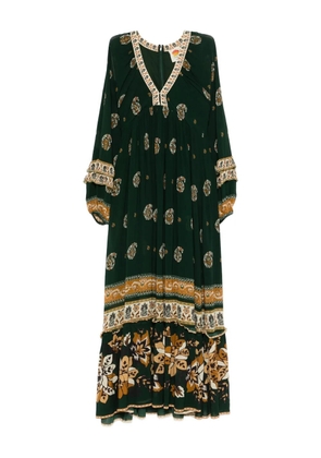 FARM Rio Ayla floral-print maxi dress - Green