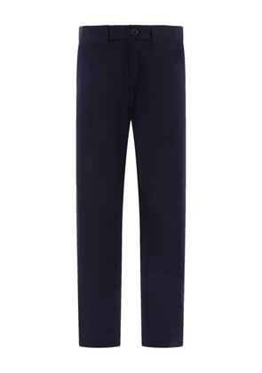 andBlue logo-patch trousers