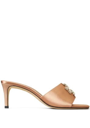 Tory Burch 65mm Eleanor pave mules - Neutrals