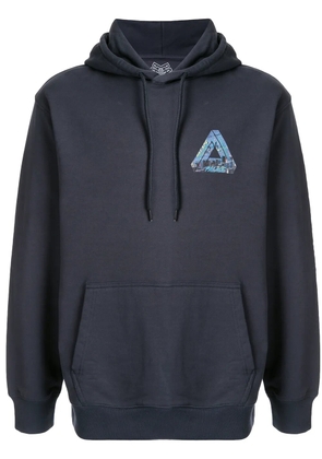 Palace LA logo-print hoodie - Blue