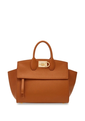 Ferragamo small Studio Soft leather tote bag - Brown