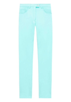 Courrèges straight-leg vinyl trousers - Blue