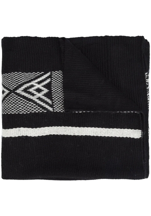 VOZ 'Diagonal' shawl - Black