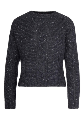Max Mara cable-knit sweater - Black