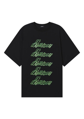 We11done graphic T-shirt - Black