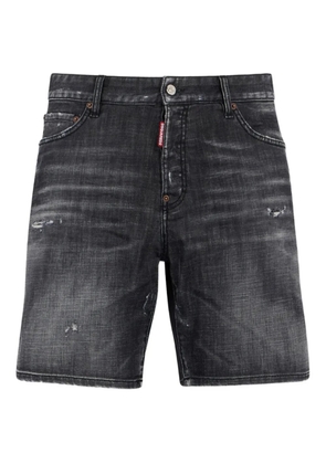 DSQUARED2 fog wash denim shorts - Grey