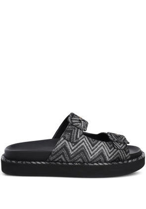 Missoni zigzag Clea sandals - Black