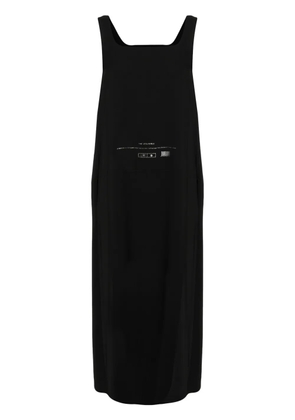 MM6 Maison Margiela Sac Utilisable-print maxi dress - Black