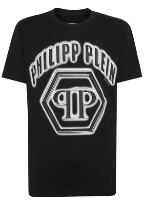 Philipp Plein logo-print cotton T-shirt - Black