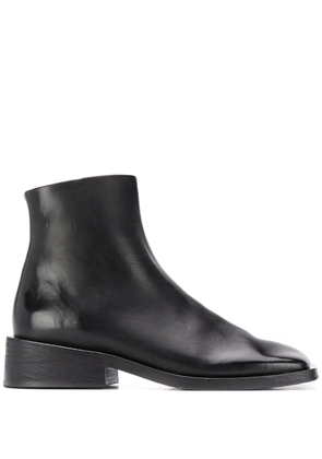 Marsèll square toe ankle boots - Black