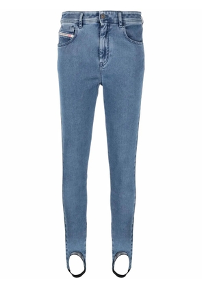 Diesel Slandy high-rise skinny jeans - Blue