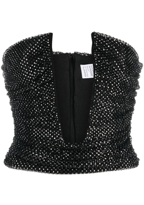 Giuseppe Di Morabito plunge-style bandeau top - Black