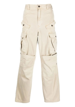 Diesel cargo straight-leg trousers - Neutrals