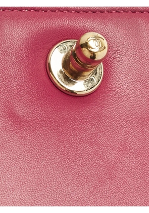 CHANEL Pre-Owned medium Boy diamond-quilting flap shoulder bag - Pink