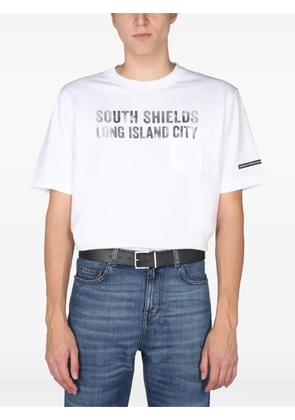 Barbour pocket-detail graphic-print T-shirt - White