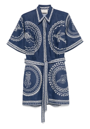 ALEMAIS Oceane mini dress - Blue