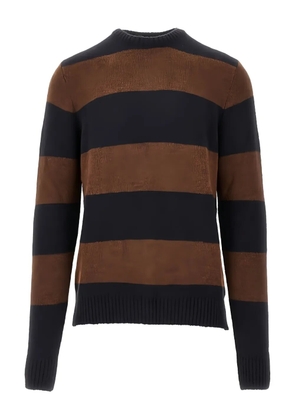 Foret striped crew neck sweater - Blue