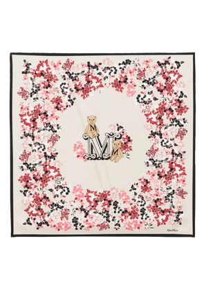 Max Mara floral-print scarf - Neutrals