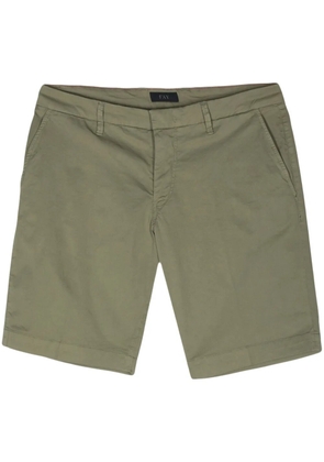 Fay logo-patch bermuda shorts - Green