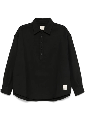 Emporio Armani long-sleeve polo shirt - Black